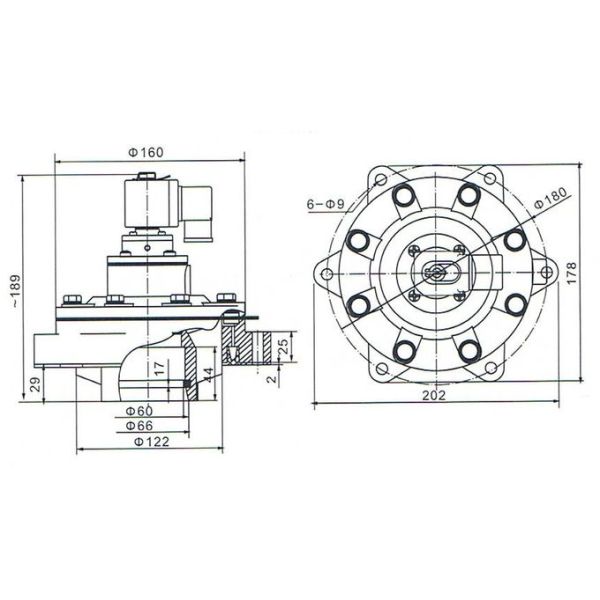 DMF-Y-50S BFEC Submerged Pulse Jet Solenoid Valve For Bag Filter 0