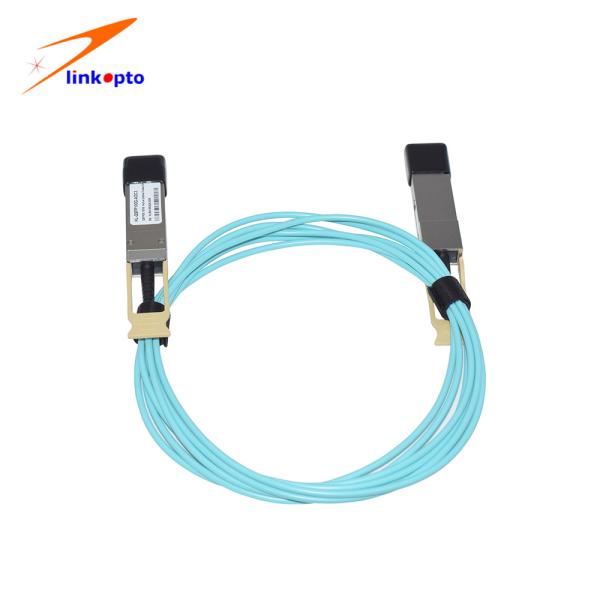 Quality ISO9001 OM3 20M 100G QSFP28 AOC Active Copper Cable for sale