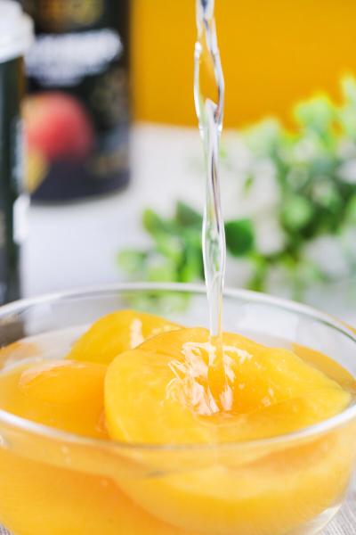 Quality Regular HALAL Sweet Canned Yellow Peach In Light Syrup Lower Blood Sugar And Lipids for sale