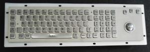 80 Keys IP65 Rated Metal Industrial Keyboard With Trackball Mouse And Numeric Keypad