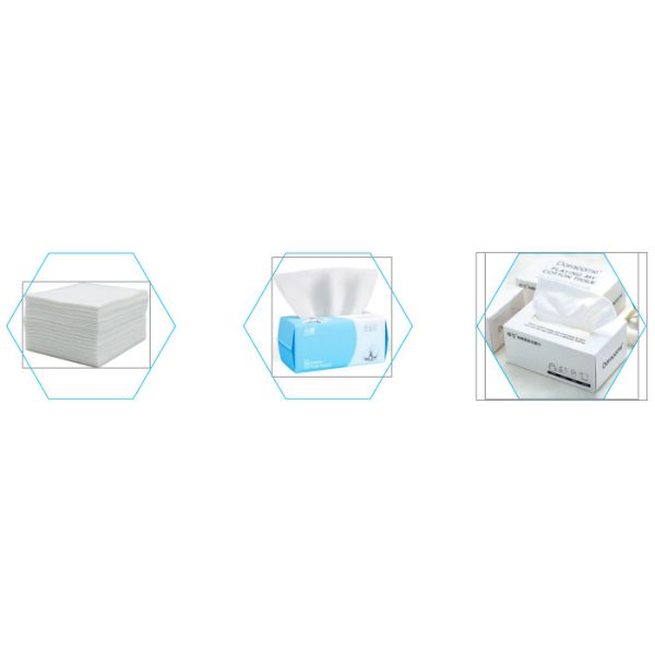 Automatic Cotton Soft Facial Tissue Folding Machine Non Woven Fabric Cotton Tissue Production Line