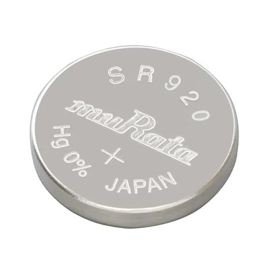 SR920 Lithium Manganese Dioxide Button Cell , Silver Oxide Battery Non