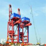 Grab Type Ship Unloading System For Unloading Bulk Materials At Port Terminal