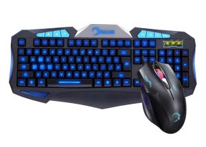 China Various Size Illuminated Gaming Keyboard And Mouse Combo No Driver Needed  on sale