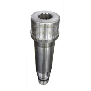 China CNC Machined Steel Hollow Internal Spline Shaft for Gear Reducer on sale