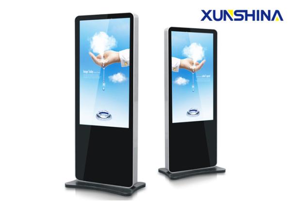 Quality Ultra Thin 32-55 inch Floor Stand LCD Digital Signage With Android OS For Indoor Use for sale