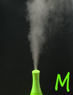 Decorative Portable Cool Mist Aroma Ultrasonic Humidifier Manual Control