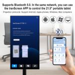 21.5 Inch Android Smart Digital Signage and Display Floor Kiosk LCD Advertising