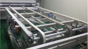220V 50HZ Synchronous Cnc Green Conveyor Belt Machine 0.75KW