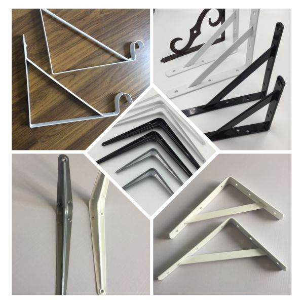 High Precision Corner Shelf Bracket Metal Folding Cast Iron Brackets 30mm 4.0mm