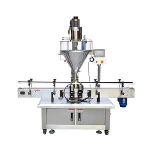Auto Low Cost Powder Bottle Filling Machine With PLC Control
