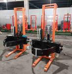 661lb 5.24ft Manual Roll Stacker Manual Forklift Truck With Clamp For Paper