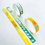 Waterproof and Bar Coding Tyvek Paper Event Wristbands Easy Identification for