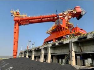 Buy cheap 1200t/h Screw Ship Unloader Applied To Seaport product