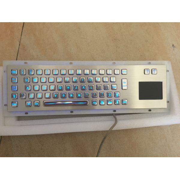 Illuminated USB Medical Grade Keyboard , Industrial Touch Screen Keyboard
