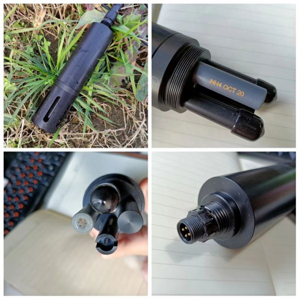 Online Nh3 Sensor Water Testing POM Material Ammonia Probe