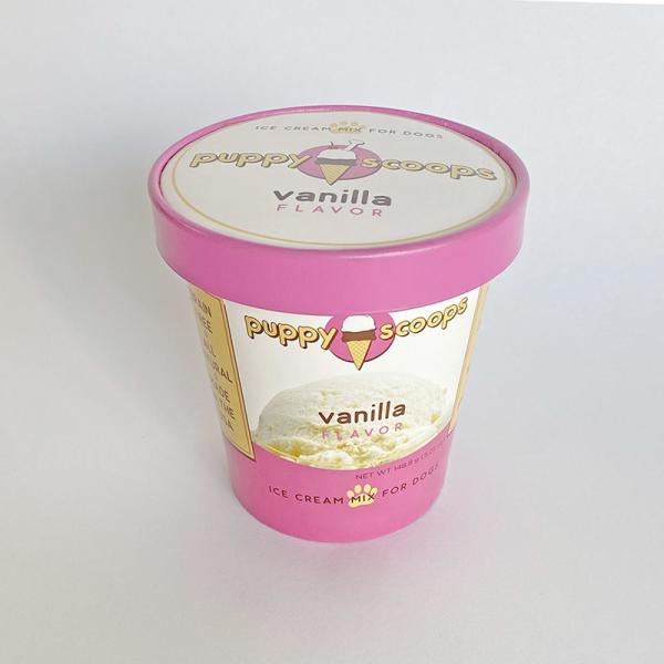 Quality Custom Printed Ice Cream Paper Cup With Lid For Frozen Yogurt 14oz 420ml for sale