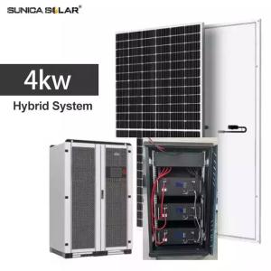 China 4KW Kits Off Grid PV System 10KVA  30kw Solar System With Wifi Monitor System on sale