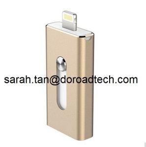 Buy cheap 3 in 1 Plug and Play High Quality Real Capacity OTG USB Flash Drive for iPhone iPad iPod product