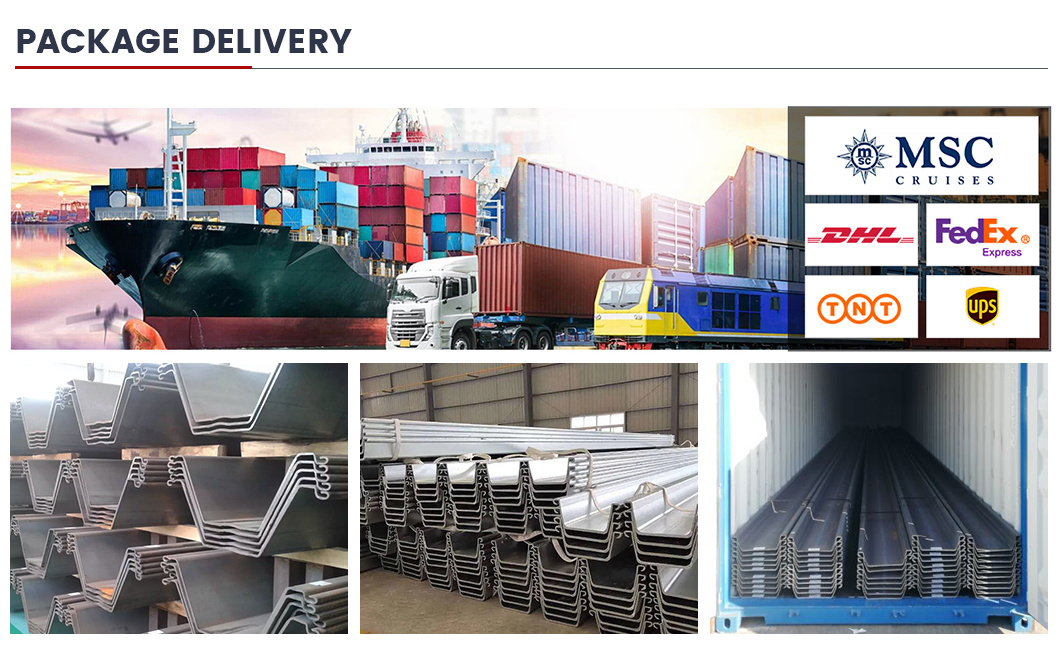 Cheap Sy295 Beam Channel Type 3 2 6m 9m 12m Length Hot Rolled Z Shaped Profile Carbon Steel Concrete Building Material U-Shaped Steel Sheet Pile for River