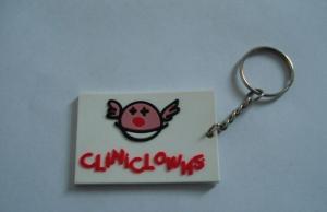 China OEM UK Soft pvc key chains / rubber key holder / custom pvc keyring on sale