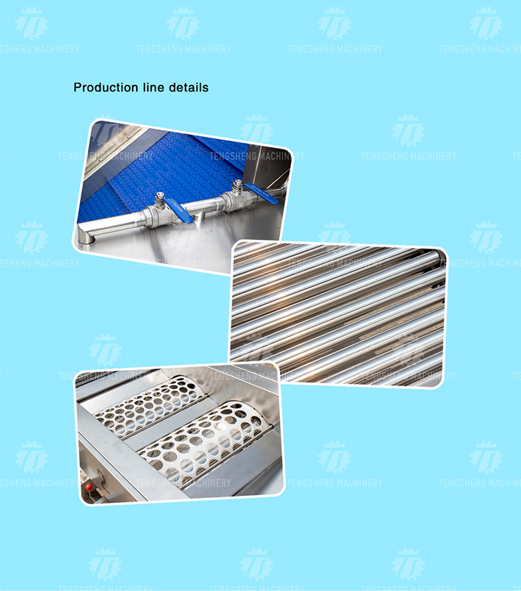 Multifunction Fruit And Vegetable Processing Line Automatic Washing And Sorting Machine