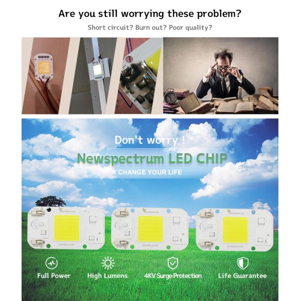 Driverless Cob Led Chip 50W No Need Driver LED Lamp Module