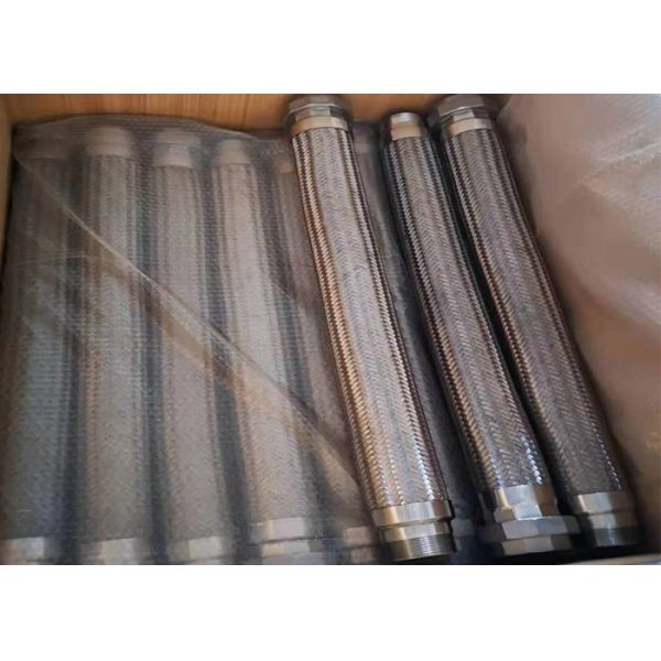 ISO9001 Braided Bellow Pipe Joint SUS304 Stainless Steel Hoses