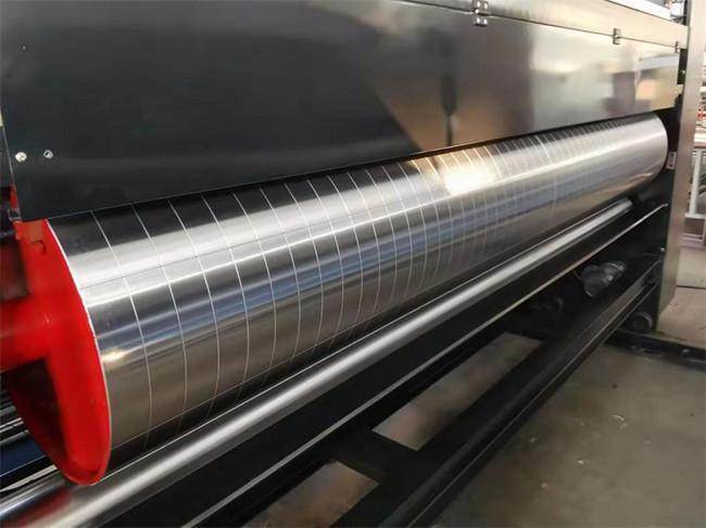 Corrugated Carton Flexo 4 Color Printing Machine With Die Cutting