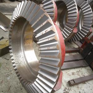 China Customized Straight Bevel Gears 90 Degree Conical Gear For Mining Equipment on sale