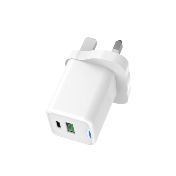 45W Gallium Nitride GaN USB Charger With Light Type C Fast Charging Power Block Plug