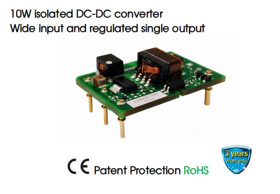 Quality 10W isolated DC-DC converter Wide input and regulated single output for sale