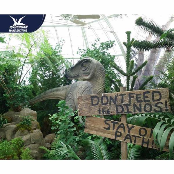 Quality 3D Animated Alive Dinosaur Statues Activated By Coin Operated And Remote for sale