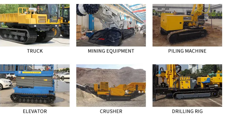 High Durability Customizable Crawler Track Undercarriage For Construction