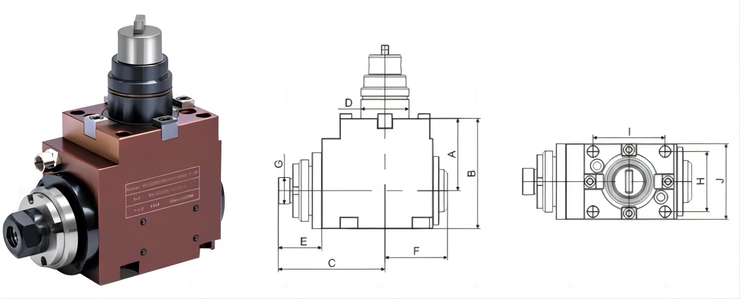 Multiangular Driven Tool Holder With External Locking Chuck Clamping Method