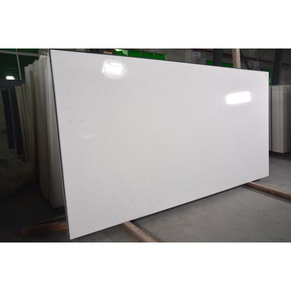 Hardness 6.5Mohs Artificial Quartz Slab Countertops Carrara 3000*1400*15mm