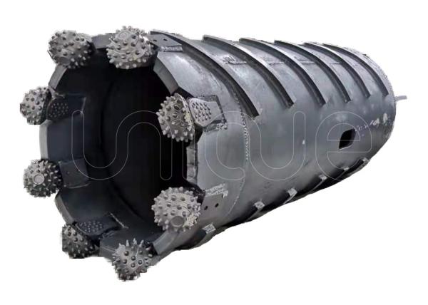 Quality 55" Cylindrical Bucket Core Barrel with 8 1/2" Single Roller Cone Bits for sale