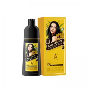 China 5 minutes fast dyeing magic grey coverage black hair dye shampoo on sale