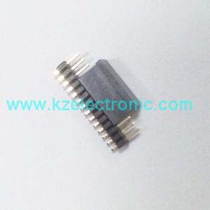 China 1.27mm single row pin header male header with cap on sale