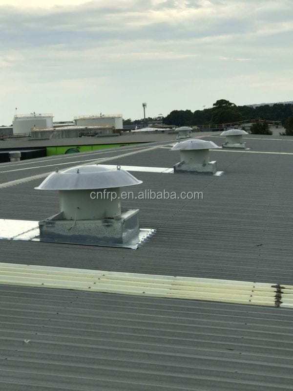 High Material Corrosion Resistant Variable Speed Motor Roof Automation Centrifugal Fan