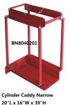 Narrow Type Compressed Gas Cylinder Storage Racks With Chain Divider / Lockable