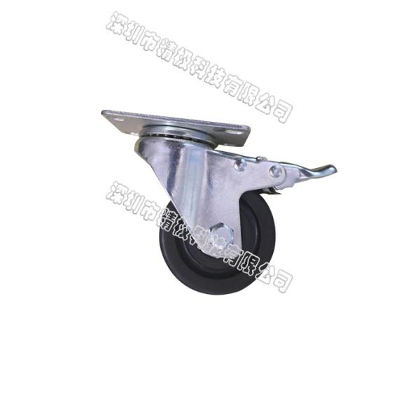 Quality Anti Static ESD Swivel Caster Wheels Flat Bottom Double Brake for sale