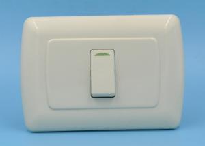 Buy cheap 1 Gang 1 Way Switch Electrical Power Outlet 10 Amp 125V Fireproof ABS Long Usage Life product