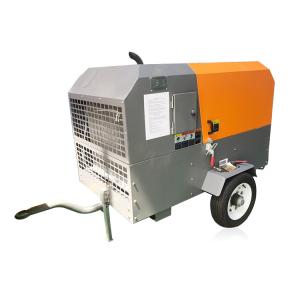 10 Bar Portable Diesel Air Compressor Mobile 185cfm Engine Driven Air Compressor
