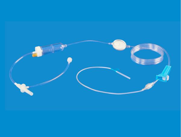 Quality 5μm 3μm 2μm Precise Filter Disposable Infusion Set With Needle Luer Lock for sale