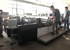 Fully Automatic Window Patching Machine Screen Print Gluing For Paper / Carton Box