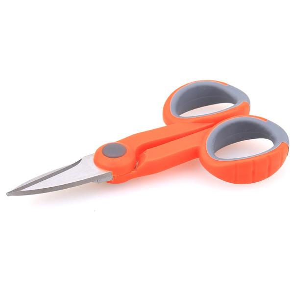 Quality Orange 14.5cm Fiber Optic Cable Tools Kevlar Cutter For Fiber Pigtail Jumper for sale