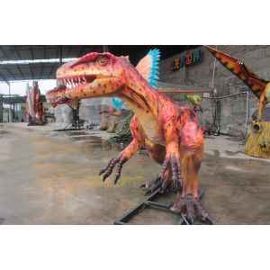 Artificial Amusement Park Realistic Animatronic Dinosaur , Mechanical Dinosaur