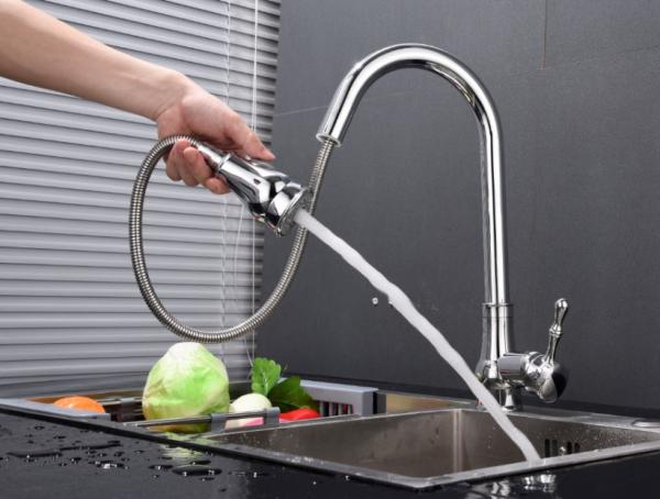 Quality 304 Stainless Steel Pull Out Sink Faucets for sale