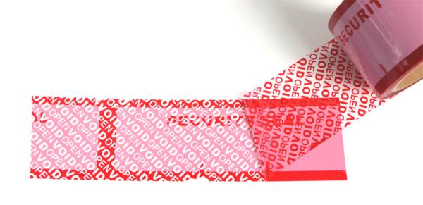 Quality High Residue Tamper Proof Seal Tape / Custom Security Tape With Print Logo for sale